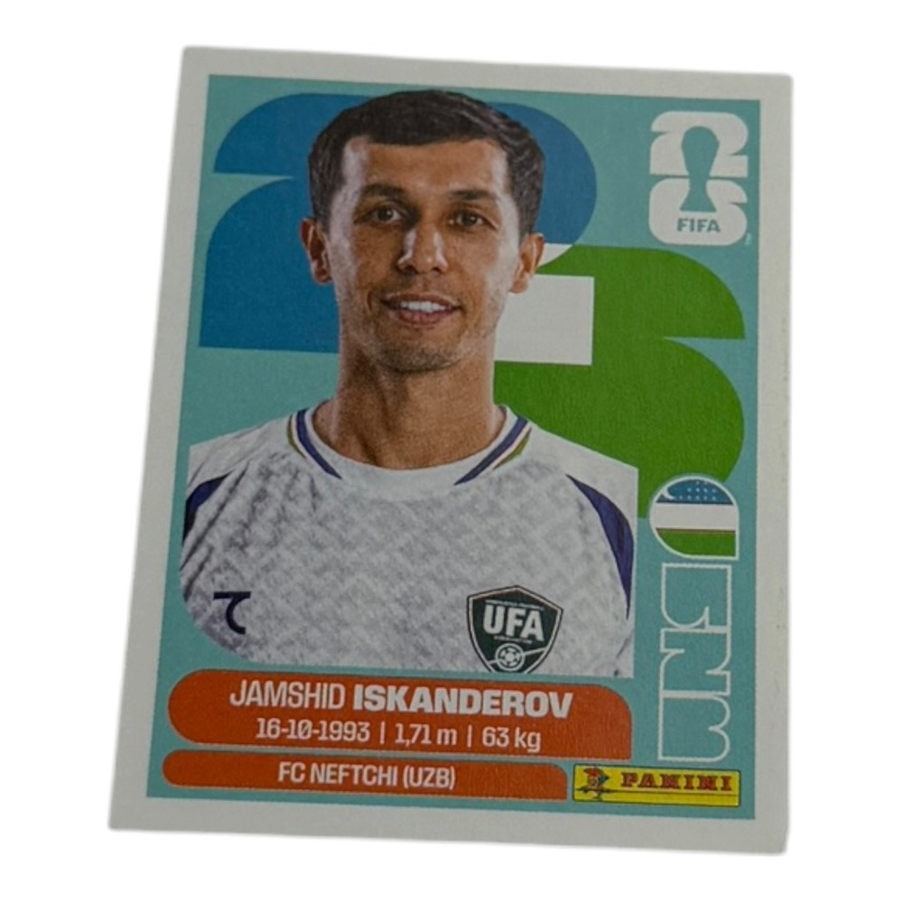 Panini FIFA World Cup 2026 Sticker Jamshid Iskanderov Uzbekistan UZB 12 Soccer